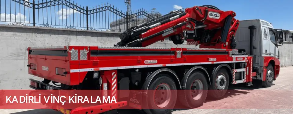 Kadirli İlçemi Vinç Kiralama